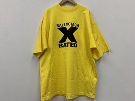 バレンシアガの20SS 620969 イエロー X-RATED LARGE FIT T-SHIRTの買取実績です。