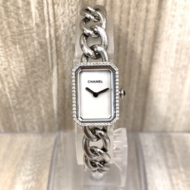 エコスタイル銀座本店で、シャネルのH3253のダイヤベゼルのプルミエールSSのクォーツ時計を買取ました。