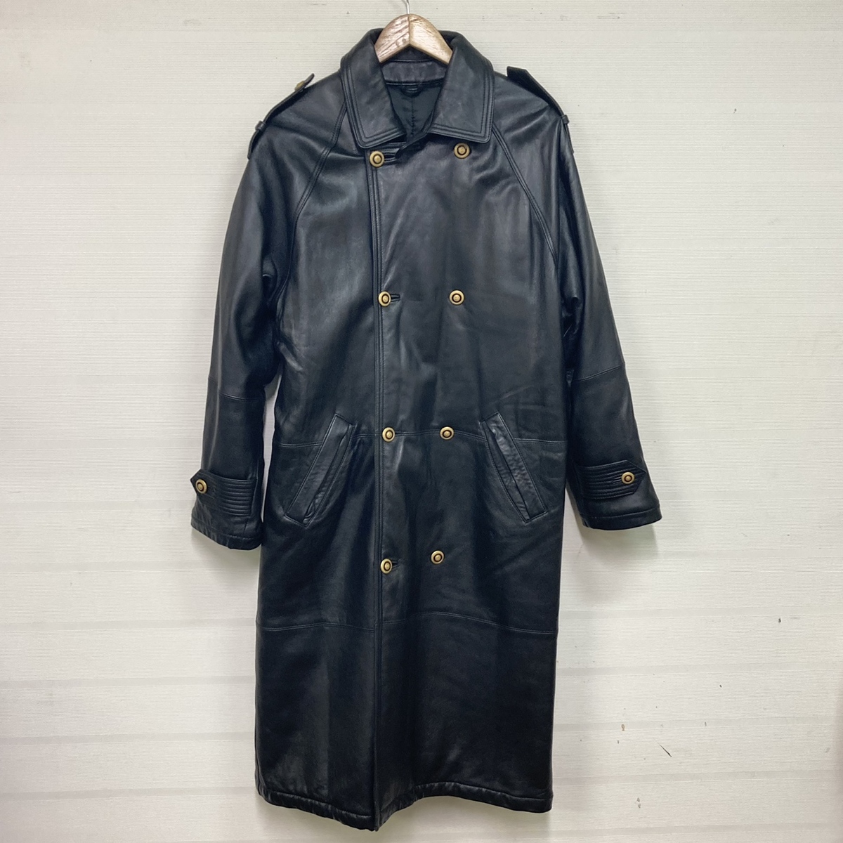 Gianni Versace イタリア製 黒 トレンチコート モード 100年