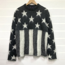 エコスタイル銀座本店で、ルイヴィトンの19年製の星条旗のモヘア混ウール素材のニットセーターを買取ました。状態は若干の使用感がある中古品です。