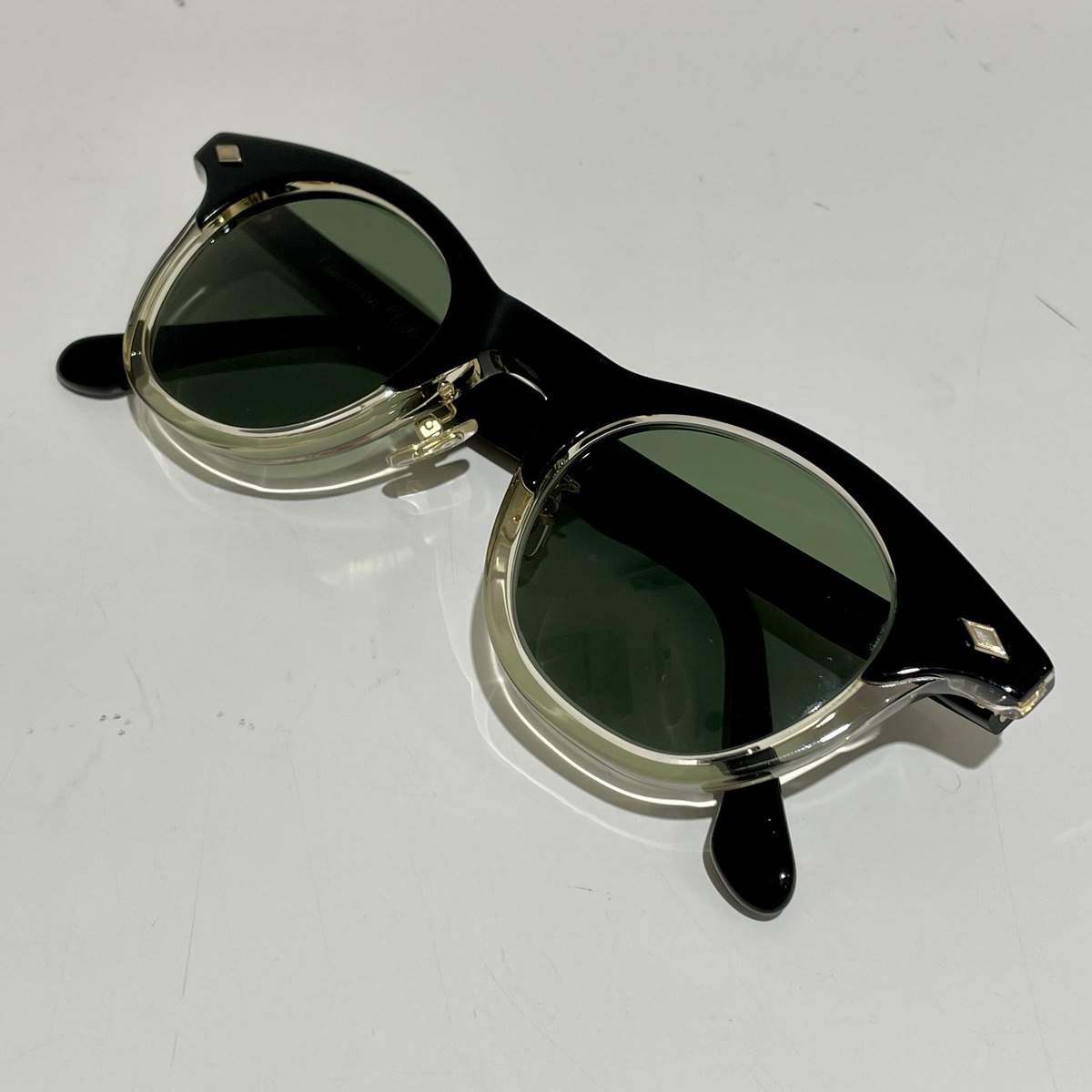 極美品 定価5.5万 白山眼鏡ANAAKI M リムレス サングラス