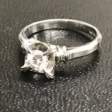 プラチナ Pt800 ダイヤモンド 約0.15ct リング 買取実績です。