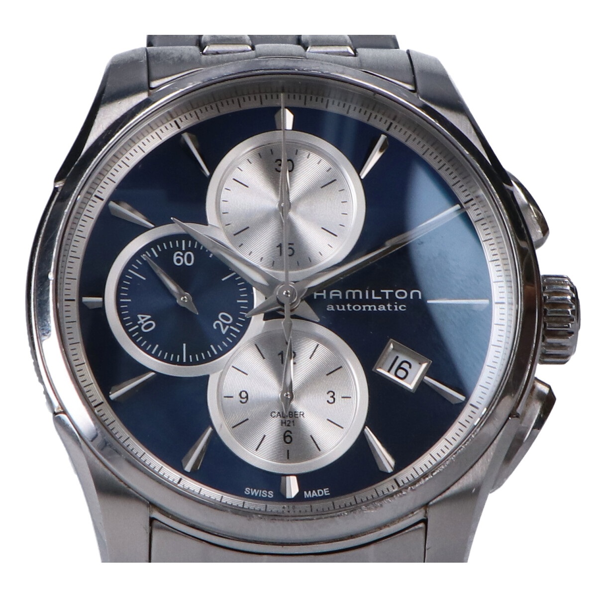 ハミルトンのH32596141 ジャズマスター Auto Chrono シースルーバック 自動巻き 腕時計の買取実績です。