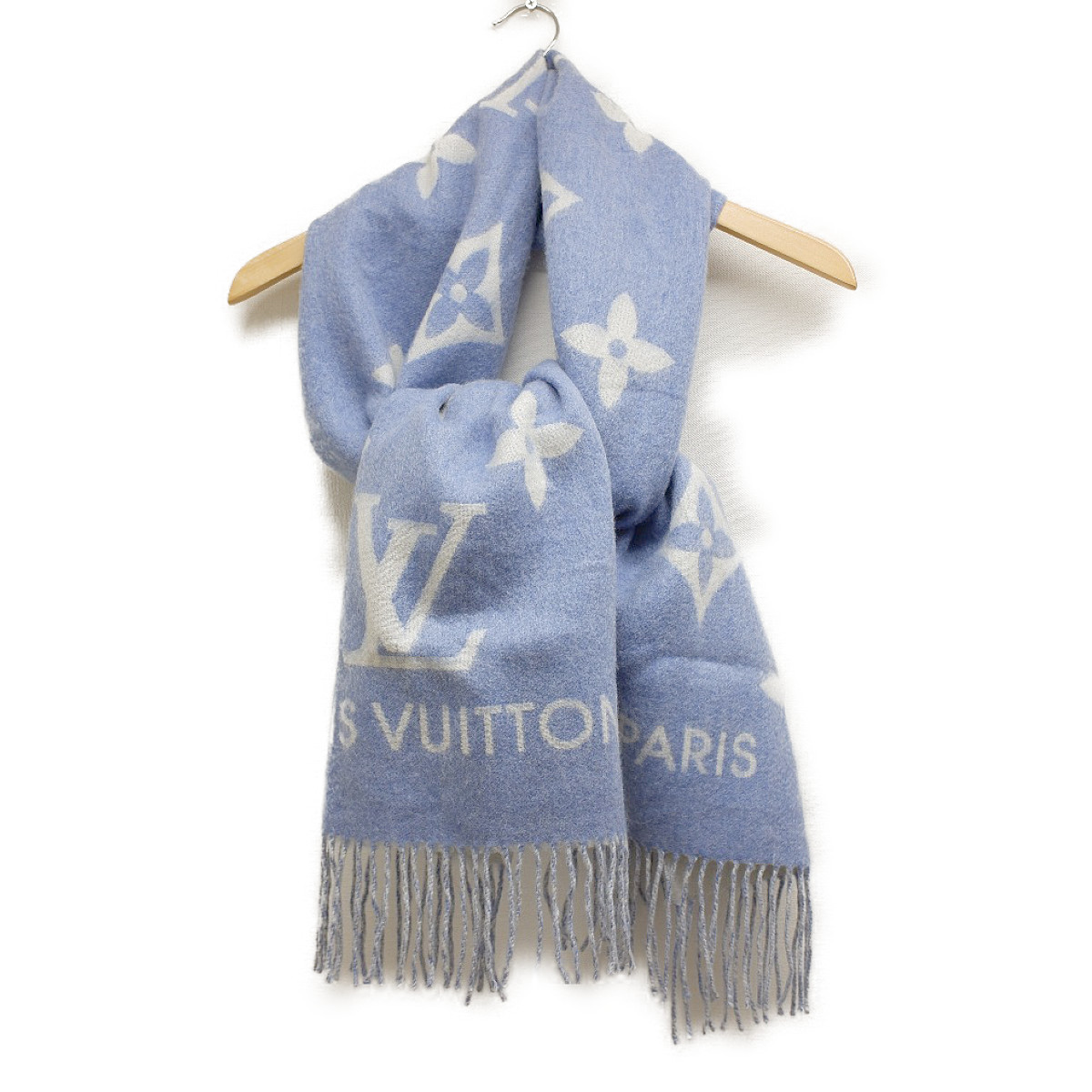 ルイヴィトン エシャルプ レイキャビック モノグラム カシミアマフラー  