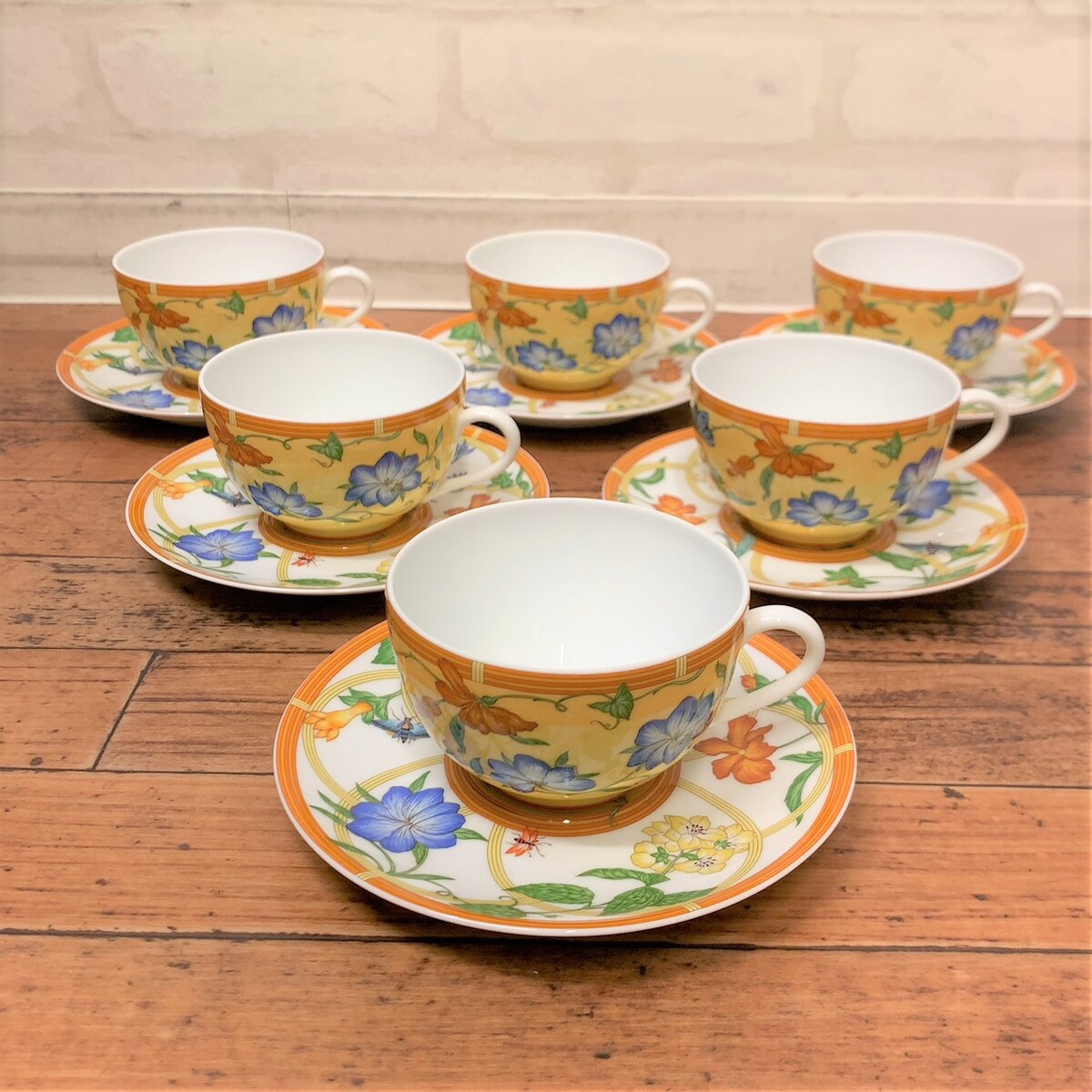 HERMES エルメス シエスタ ティーセット 6点セット Hermes Siesta