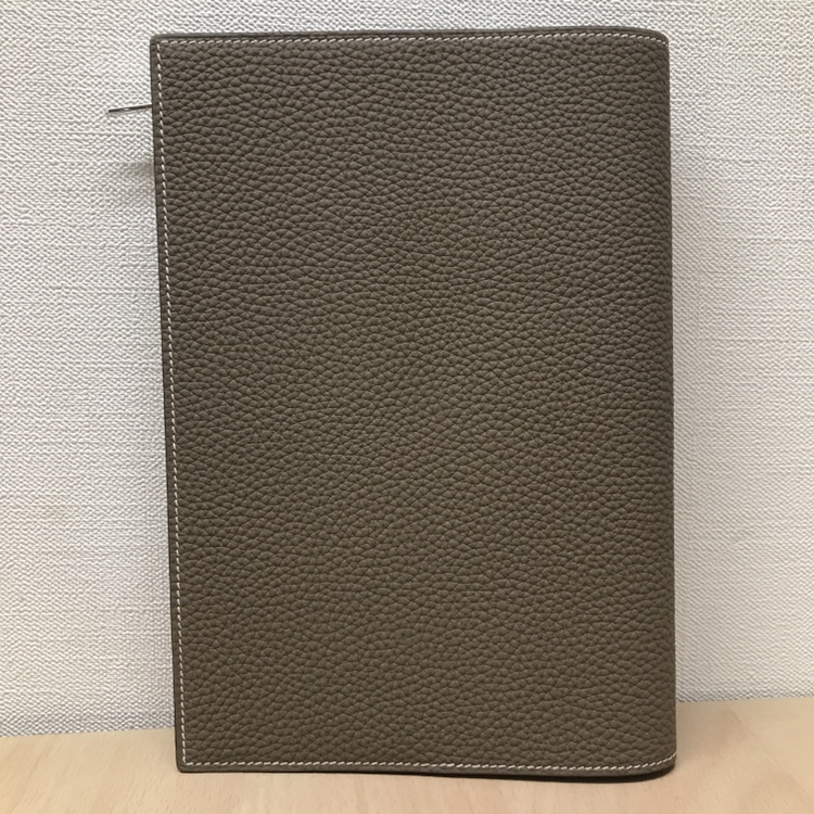 HERMES エルメス　EAジップ　A5 ノートカバー　トゴ　ブラック　メンズ HERMES エルメス EAジップ A5 ノートカバー トゴ ブラック メンズ