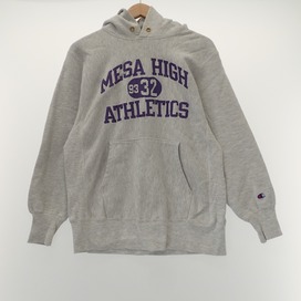 チャンピオンの1990s リバースウィーブ「MESA HIGH 9332 ATHLETICS」カレッジパーカーの買取実績です。