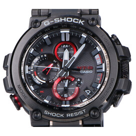 G-SHOCK(gショック)のブラック×レッド　MTG-B1000B-1AJF　Bluetooth搭載　メタルベゼル　タフソーラー電波時計の買取実績です。