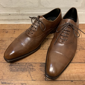 ペルフェットのブラウン 1907PF0027 ストレートチップシューズの買取実績です。
