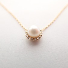 ポンテヴェキオ K18 Fresh Water Pearl パール 0.05ct ダイヤモンド ネックレス 買取実績です。