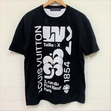 ルイヴィトン 20年製 ブラック グラフィックインターシャ Ｌサイズ Ｔシャツ 買取実績です。