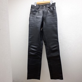 ショットの600　牛革　ブラック　レザーストレートパンツ/ボトムス　の買取実績です。