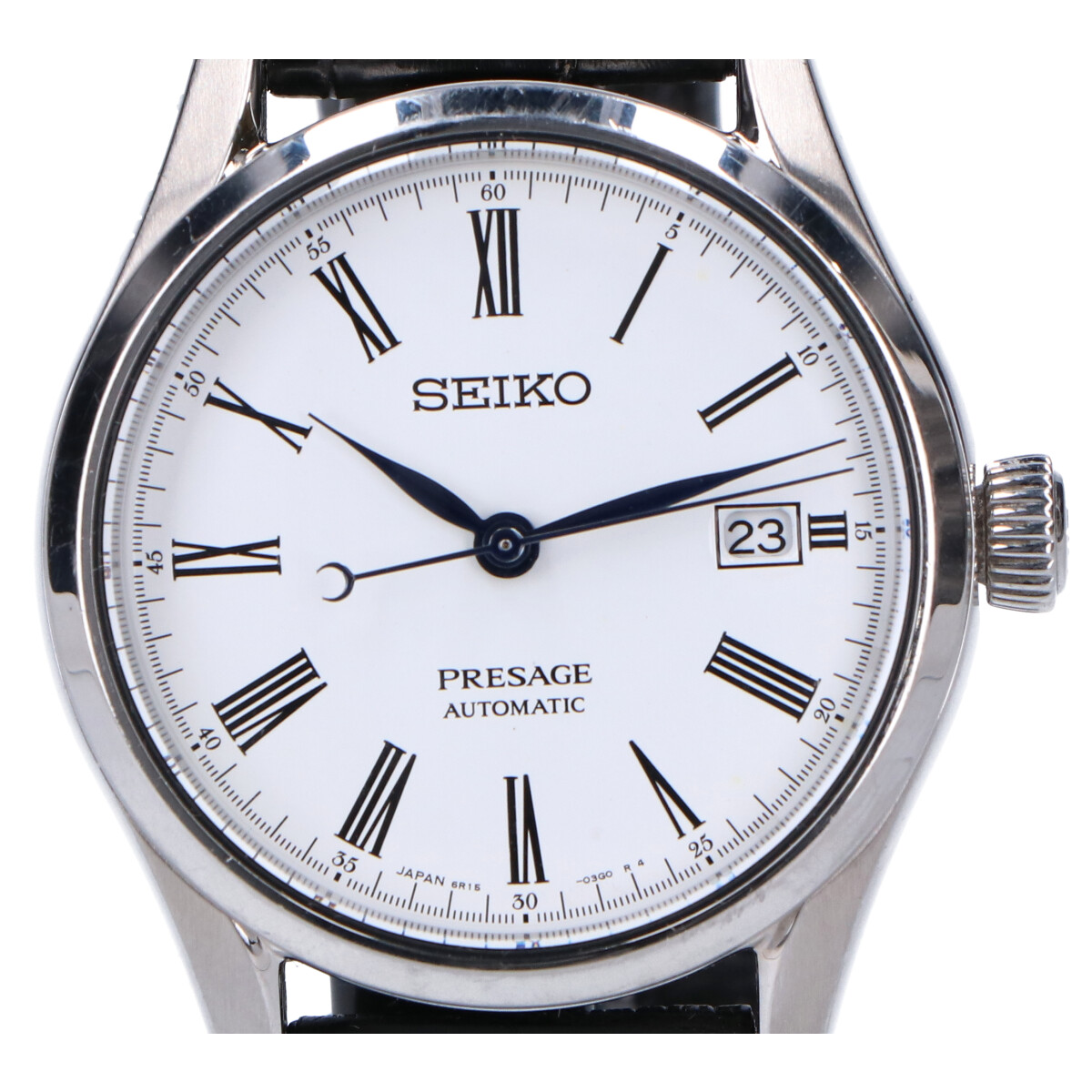 セイコーのSARX049　プレザージュ/PRESAGE　シースルーバック　クロコダイルレザーストラップ　手巻き付自動巻き腕時計　cal.6R15の買取実績です。
