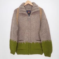 ナイジェルケーボン×Eddie BauerコラボのKNITTED GOOSE JUMPER ウール ジップアップ カウチンニットジャケットを買取させていただきました。宅配買取センター状態は若干の使用感がある中古品です