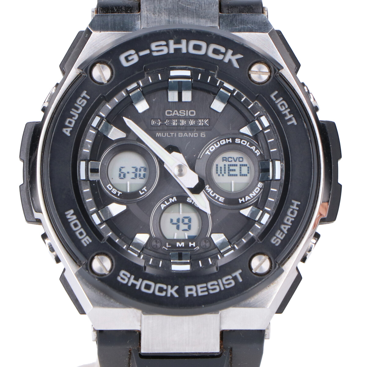 ジーショックのGST-W300-1AJF G-STEEL マルチバンド6 タフソーラー電波腕時計の買取実績です。