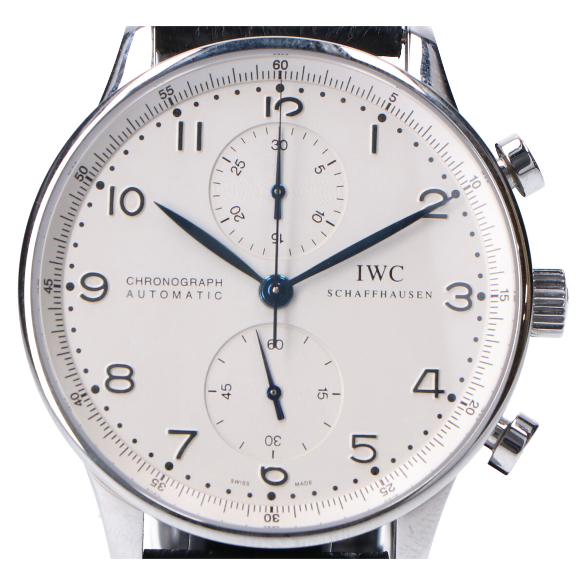 インターナショナルウォッチカンパニーの白文字盤 ポルトギーゼクロノ IW371417 自動巻き腕時計の買取実績です。