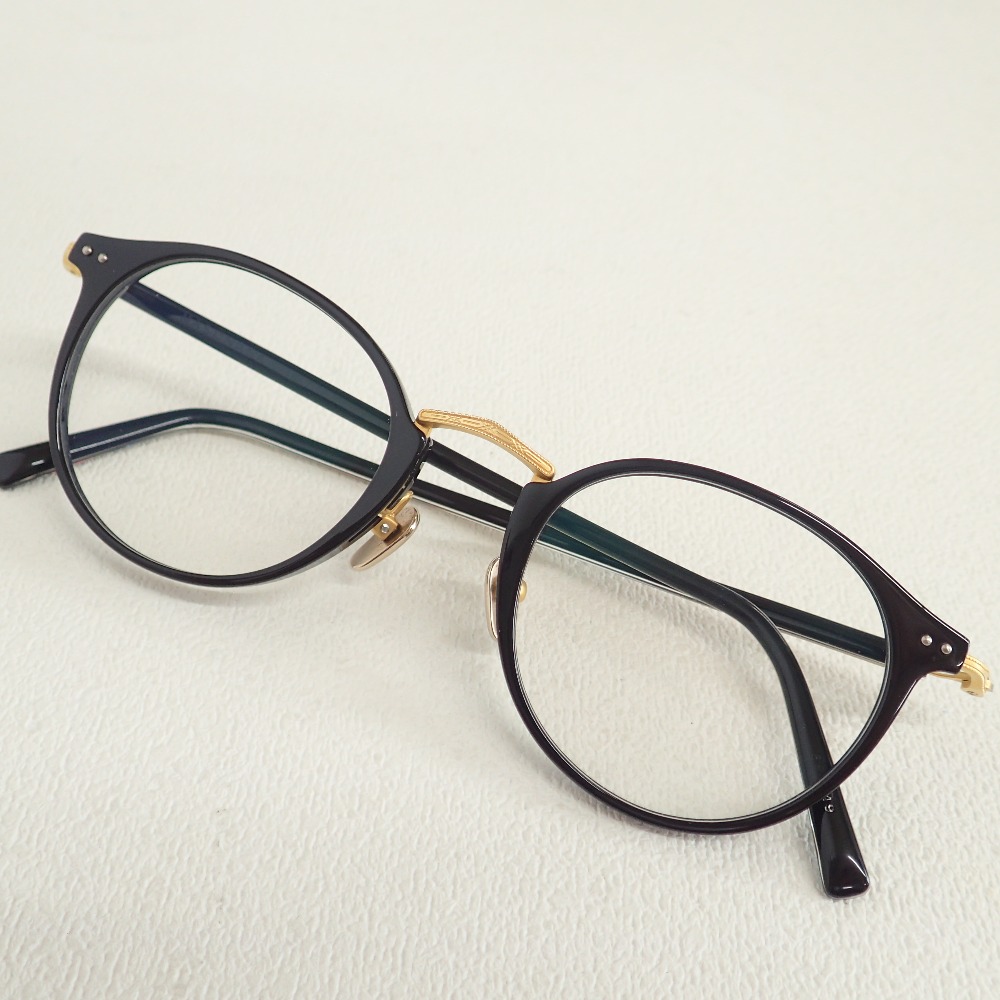 増永眼鏡のGMS-819　コンビメガネフレーム/眼鏡　46□21-145　ブラック　度入りレンズの買取実績です。