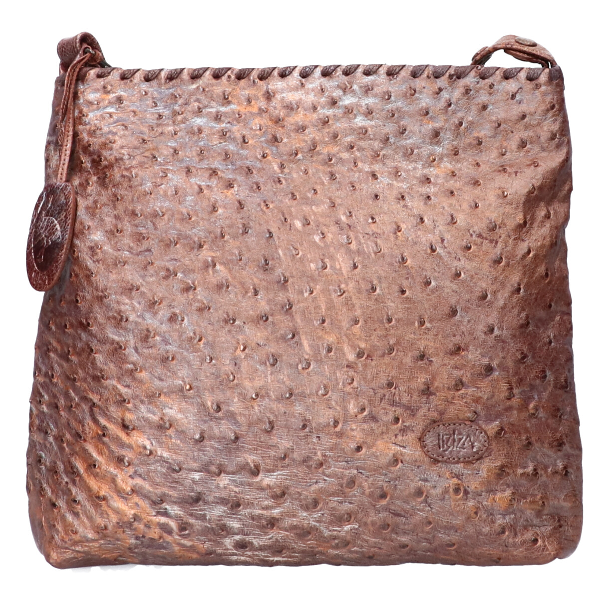 IBIZA　イビサ　ワンショルダーバック　オーストリッチレザー　ブラック IBIZA イビサ ワンショルダーバック オーストリッチレザー ブラック