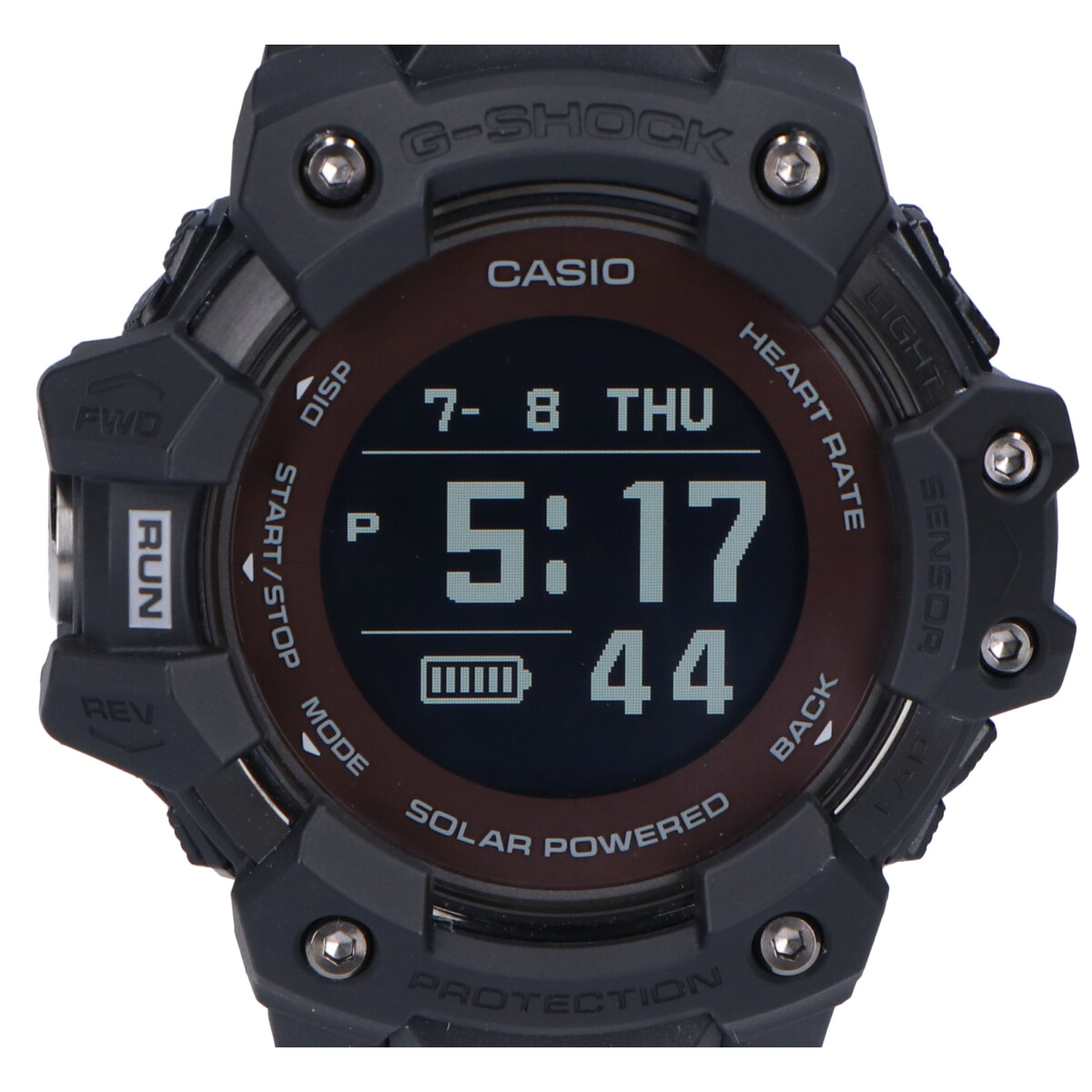 G-SHOCKのブラック G-SQUAD GBD-H1000-1JR 心拍計/GPS機能 デジタル 腕時計の買取実績です。