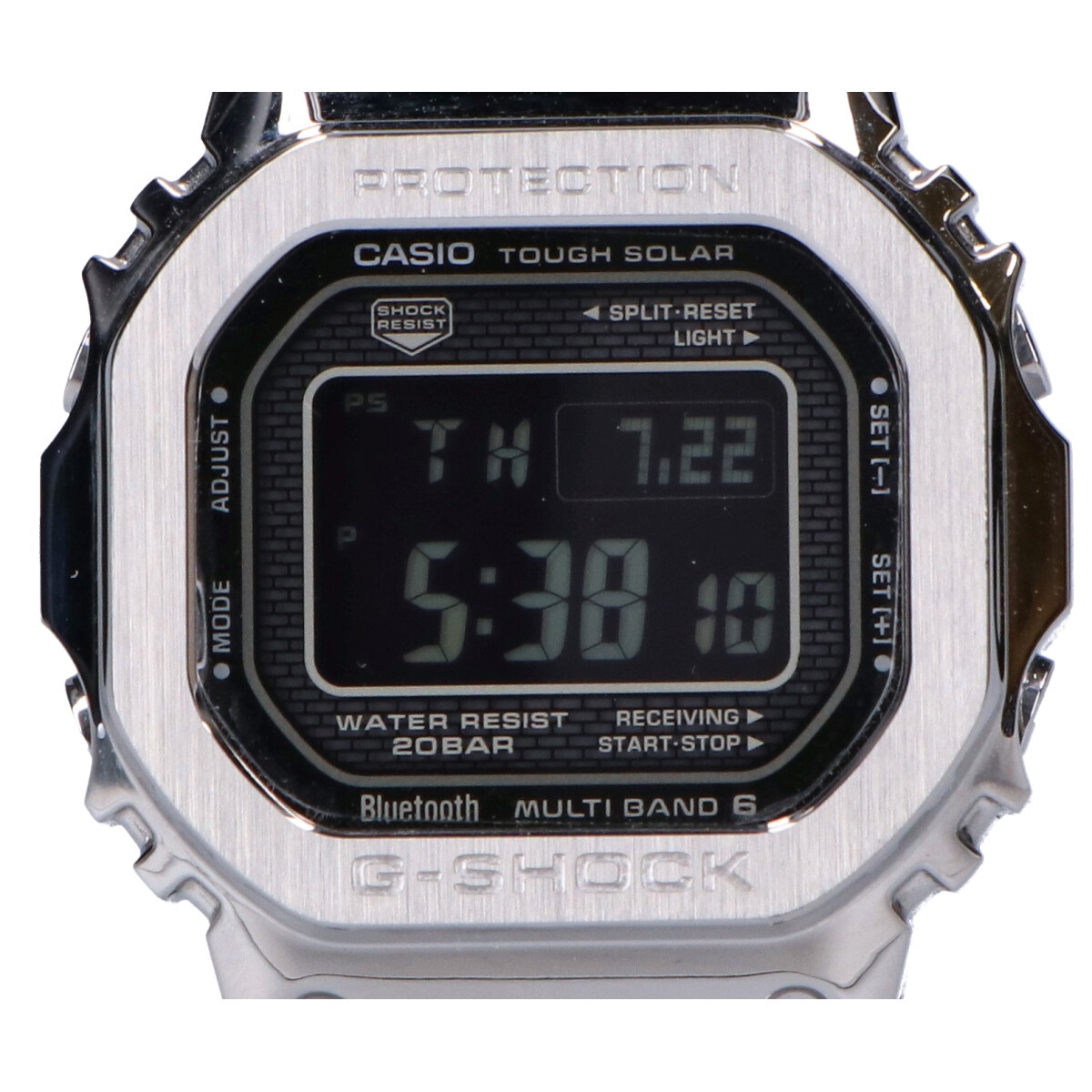 G-SHOCKのGMW-B5000-1JF フルメタル ラバーベルト Bluetooth タフソーラー電波 腕時計の買取実績です。