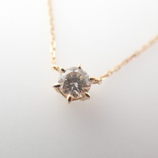 アガット 10174116091 K18 0.15ct ダイヤ ネックレス 買取実績です。