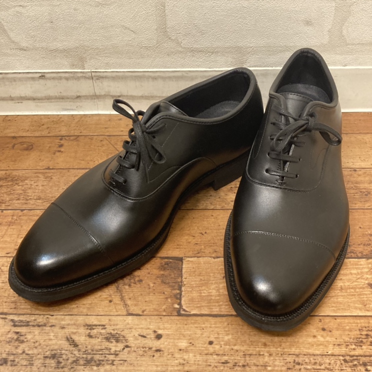 三陽山長 友二郎 ストレートチップ ブラック ラバー Q7412 友二郎ラバー/TOMOJIRO RUBBER】ストレートチップ(シューズ)｜三