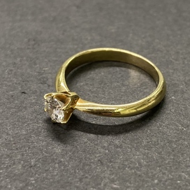 ダイヤモンドのK18 0.305ct ダイヤモンドリングの買取実績です。