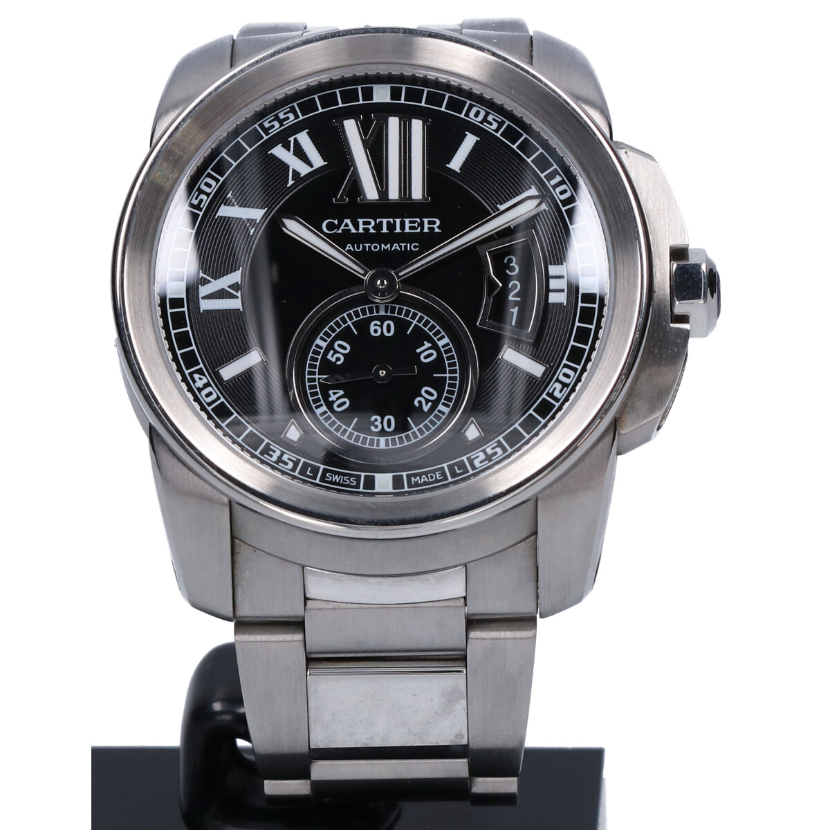 カルティエのW7100016 CALIBREカリブルドゥカルティエ バックスケルトン 自動巻 時計の買取実績です。