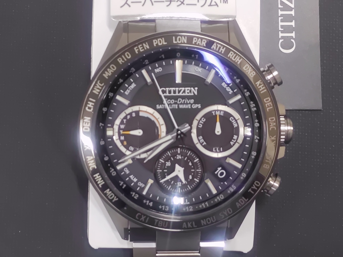シチズンの国産時計のCC4015-51E アテッサ アクトライン クロノグラフ エコドライブ 腕時計の買取価格・実績 2021年8月11日公開