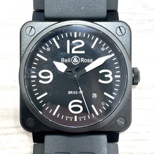 ベル&ロス SS ブラック BR0-92CFB-R 自動巻き 腕時計 買取実績です。