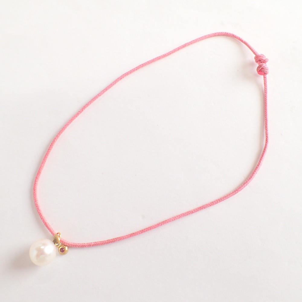 タサキのby MHTバイエムアッシュテ BL-0620 ピンクスピネル/あこや真珠 heart&moon Braceletの買取実績です。
