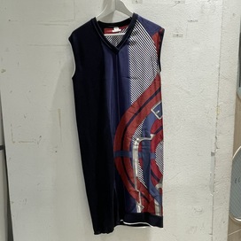 エルメスのシルク×ニット ノースリーブ ワンピースの買取実績です。