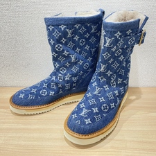 ルイヴィトン NIGOコラボ LV コージーライン モノグラムデニム ムートンブーツ 買取実績です。