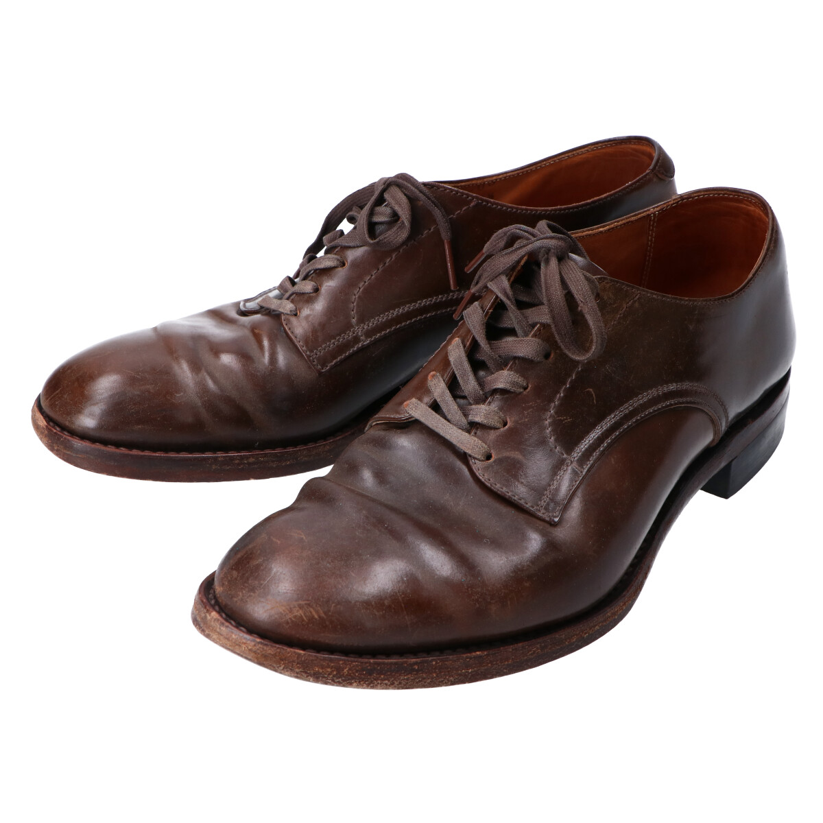 メイカーズの靴のcdvn 08 コードバン プレーントゥシューズの買取実績です 21年8月26日公開の情報です エコスタイル