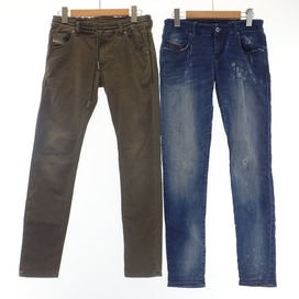 ディーゼルのGRUPEE‐Sデニムスウェットパンツ×KRAILEYスウェットパンツ　計2本セットの買取実績です。