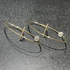 ヒロタカ Gossamer K10YG ダイヤモンド フローティングピアスL 買取実績です。