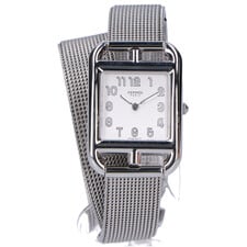 エルメス S/S cc1.210a ケープゴッド ミラネーゼメシュベルト 腕時計 買取実績です。