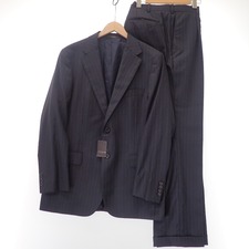 大阪心斎橋店の出張買取にて、マッキントッシュのストライプ、ウール2Bシングルスーツ(ネイビー、G1H97-801-29)を高価買取いたしました。状態は未使用品です。