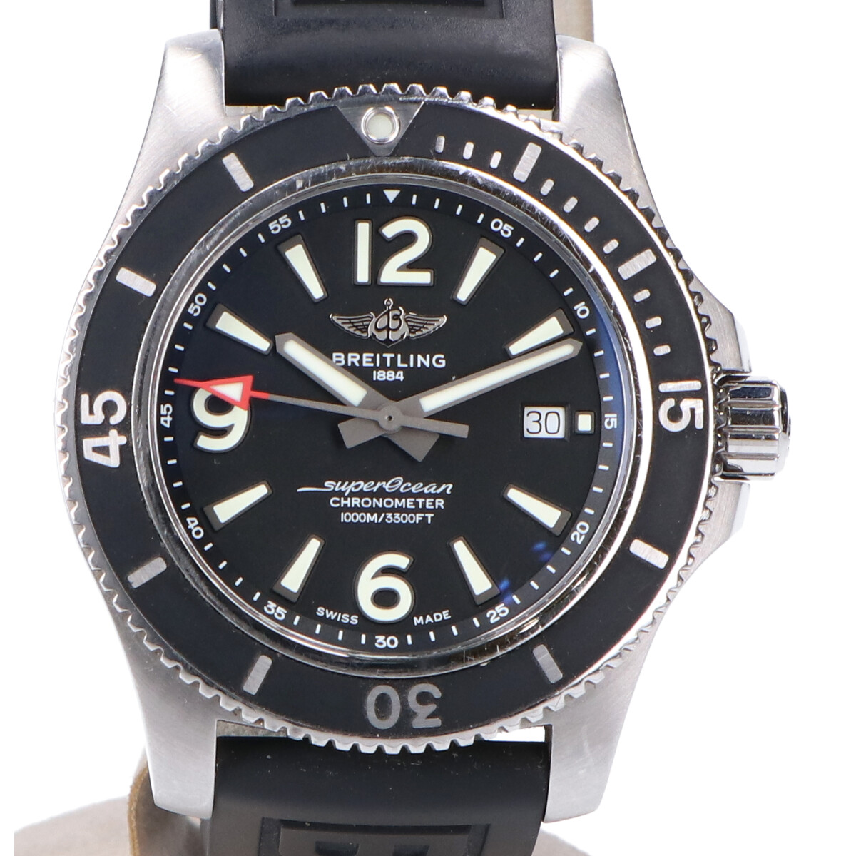 ブライトリングのA17367 スーパーオーシャンオートマチック44 黒文字盤 自動巻き時計の買取実績です。