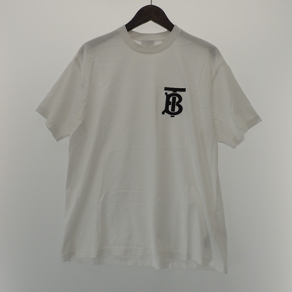バーバリーの8017485　コットン　ラバーロゴ　オーバーサイズ半袖Tシャツ　ホワイトの買取実績です。