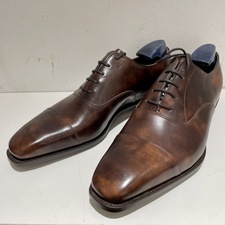 エコスタイル渋谷店で、アンソニークレバリーの革靴(ブラウン BODEI CV001 ストレートチップ チゼルトゥ)を買取ました。