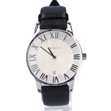ティファニー ATLAS DOME クオーツ 革ベルト 腕時計 買取実績です。