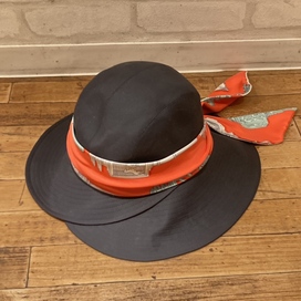 エルメスのシルクツイリー付きハットの買取実績です。