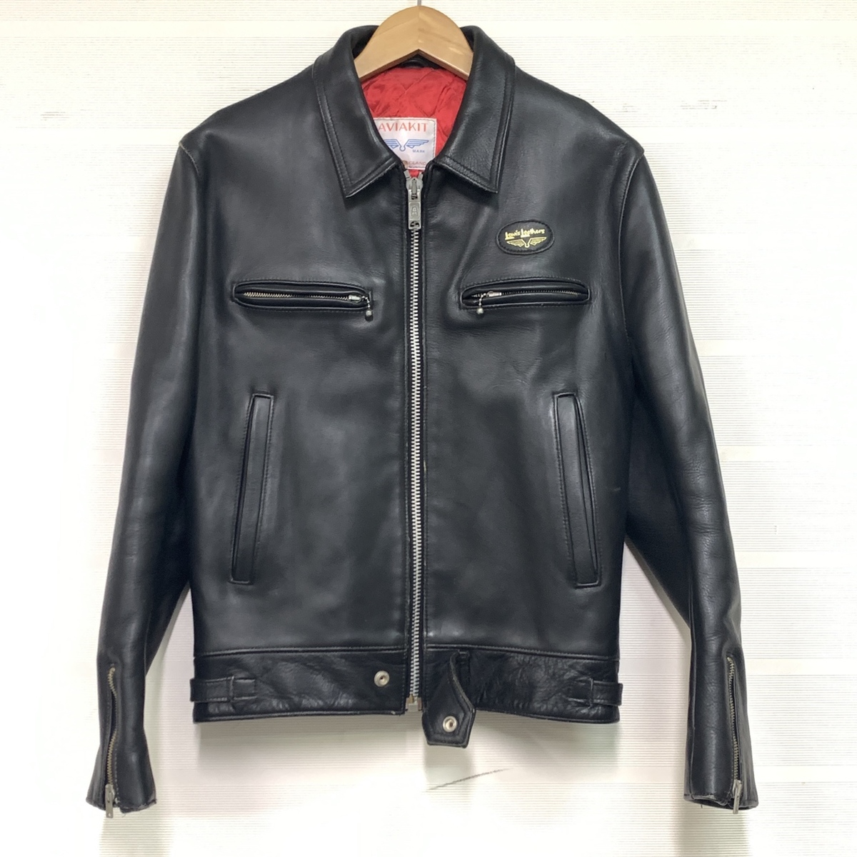ルイスレザーの洋服のブラック ドミネーター レギュラーフィット ライダースの買取実績 21年10月22日公開情報 ブランド買取の エコスタイル