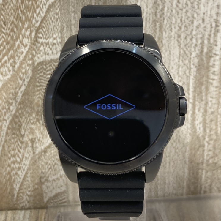フォッシルのFTW4047 ブラックシリコンジェネレーション5Eスマートウォッチ腕時計の買取実績です。