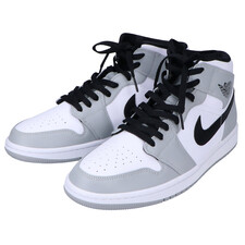 ナイキ 554724-092　AIR JORDAN 1 MID/エアジョーダン1ミッド　スニーカー/シューズ　LT SMOKE GREY×BLACK-WHITE 買取実績です。