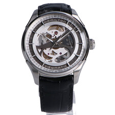 エコスタイル渋谷店で、ハミルトンの腕時計(H42555751 ジャズマスター ビューマチック スケルトン ジェント 自動巻き腕時計)を買取ました。状態は若干の使用感がある中古品です。