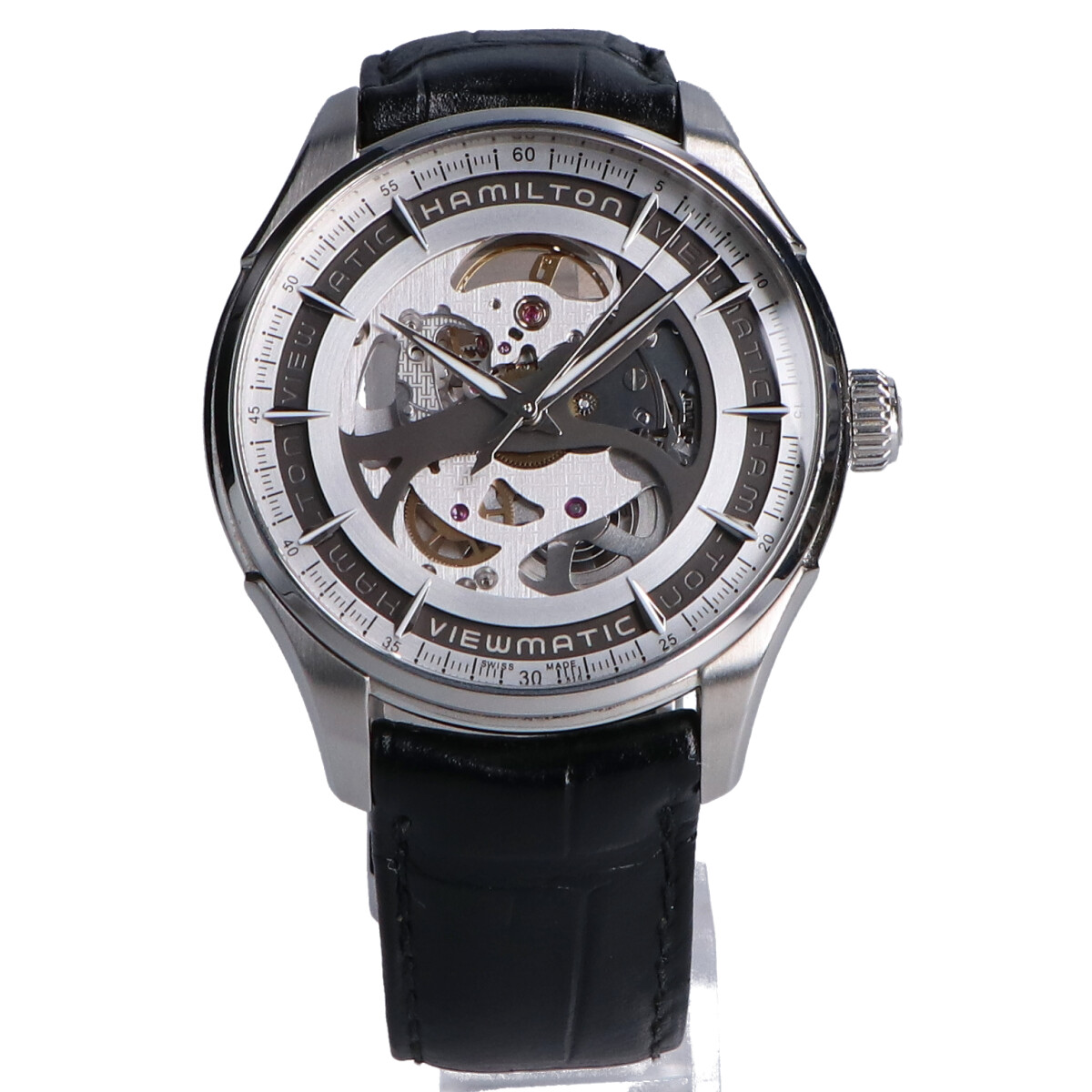 ハミルトンのH42555751 ジャズマスター ビューマチック スケルトン ジェント 自動巻き腕時計の買取実績です。