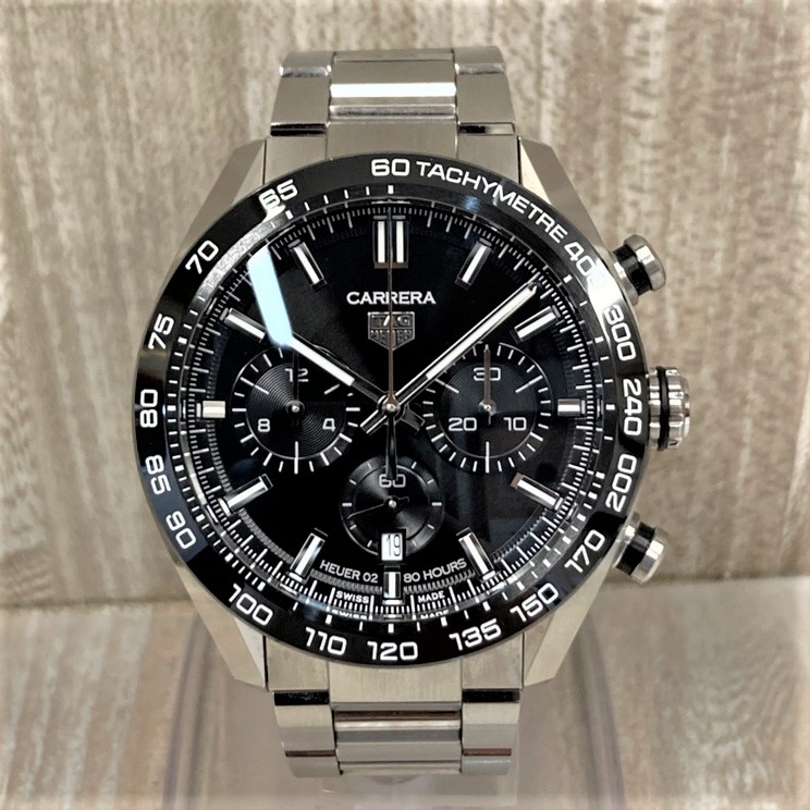 タグ・ホイヤーのCBN2A1B.BA0643 カレラキャリバー ホイヤー02 スポーツクロノグラフ腕時計の買取実績です。