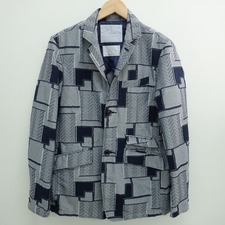 ホワイトマウンテニアリング WM1571203 Overdyed Patchwork Cut Jacuard Lapel Jacket パッチワークジャケット 買取実績です。